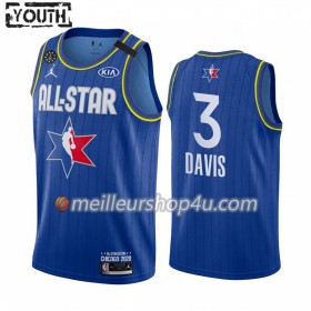 Maillot Basket Enfant Los Angeles Lakers Anthony Davis 3 2020 All-Star Jordan Brand Bleu Swingman